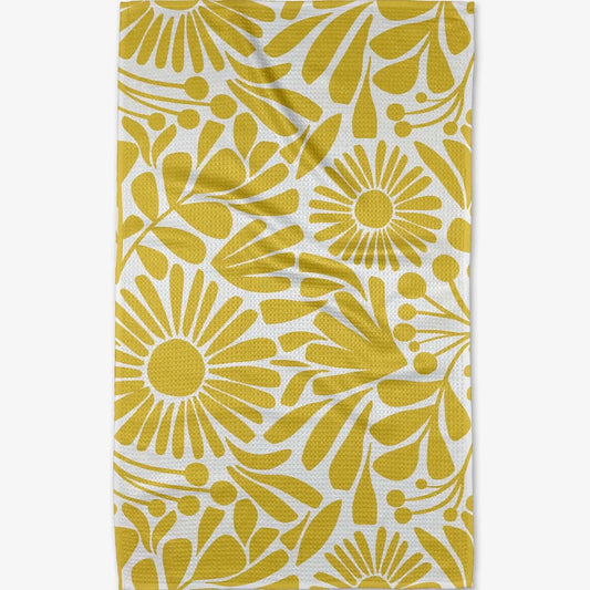 Sunlit Blooms Tea Towel