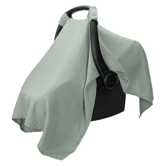 Muslin Car Seat Cover - Fern