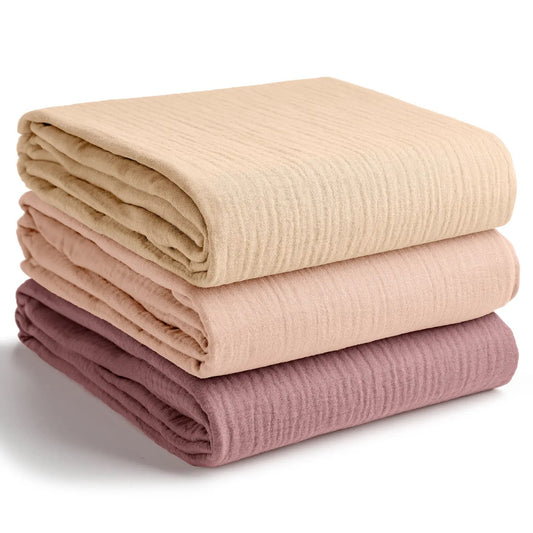 Muslin Swaddle Blankets - Mauve