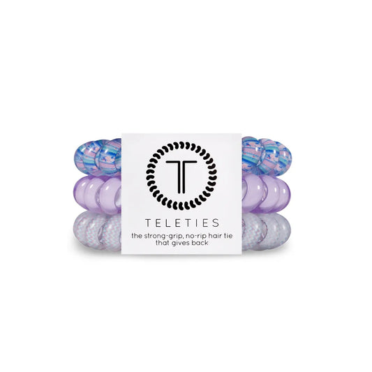 Spiral Hair Ties - Orchid Oasis