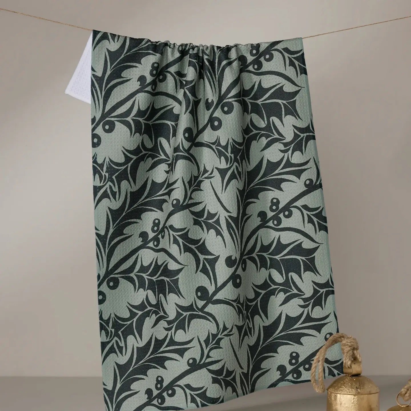 Winter Foliage Tea Towel