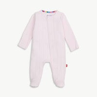 Magnetic Footie - Pink Pointelle