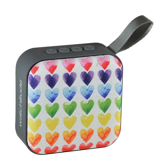 Watercolor Hearts - Bluetooth Speaker