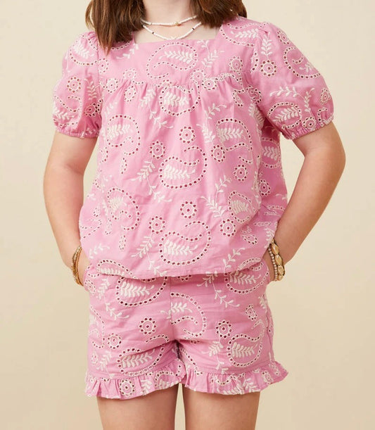 Botanical Square Neck Top