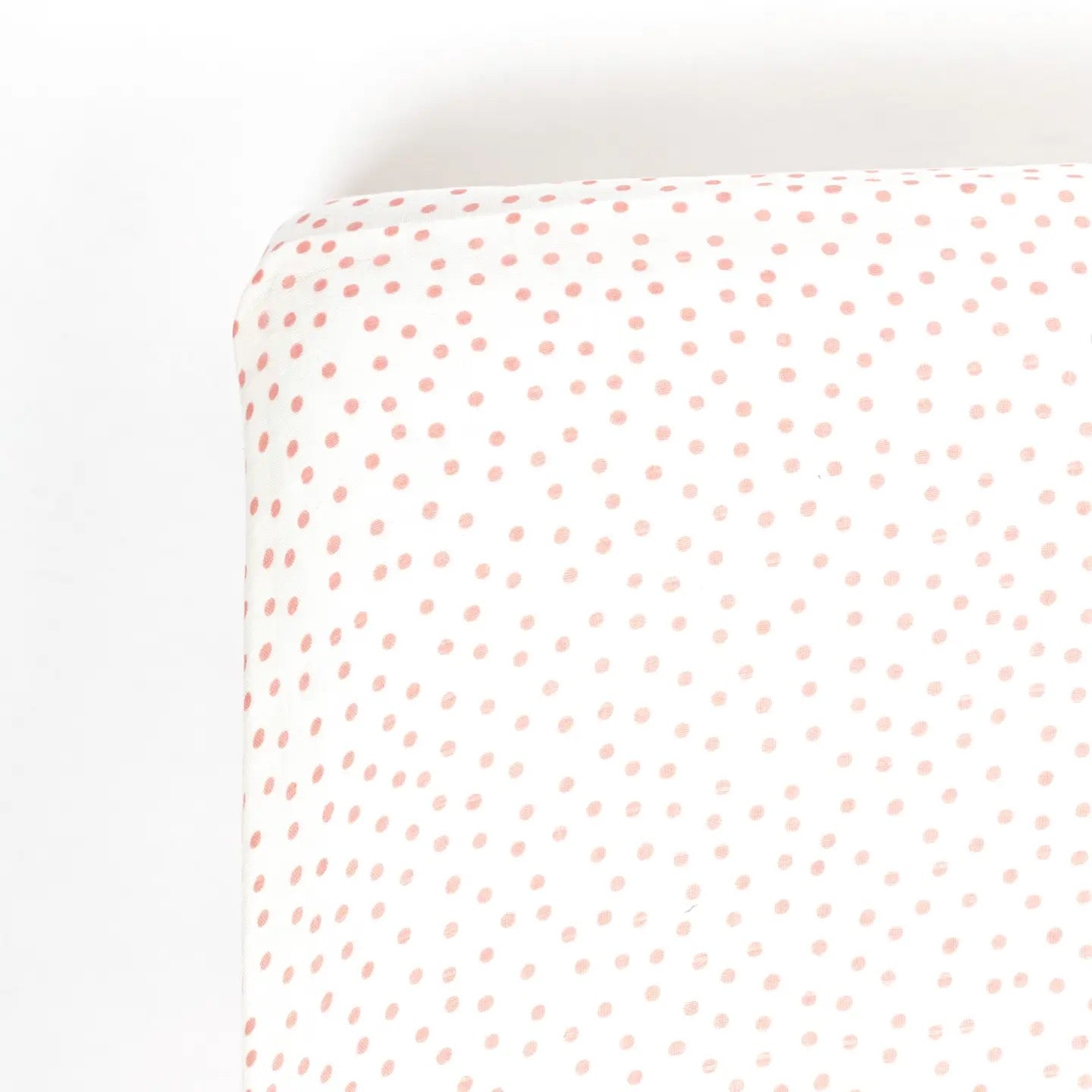 Blush Dots Bamboo Muslin Crib Sheet