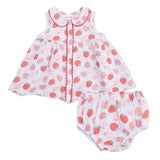 Strawberry Bliss Dress & Bloomers