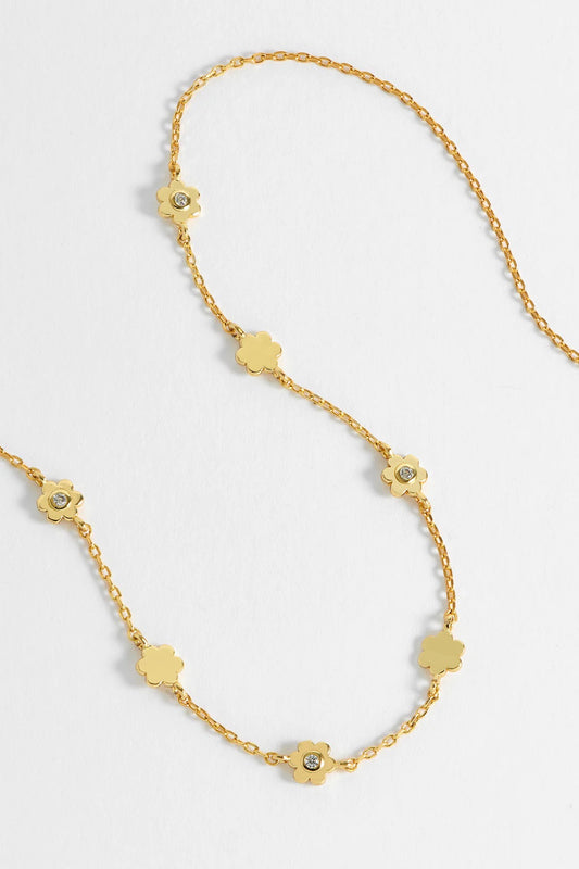 Gold Flower Necklace