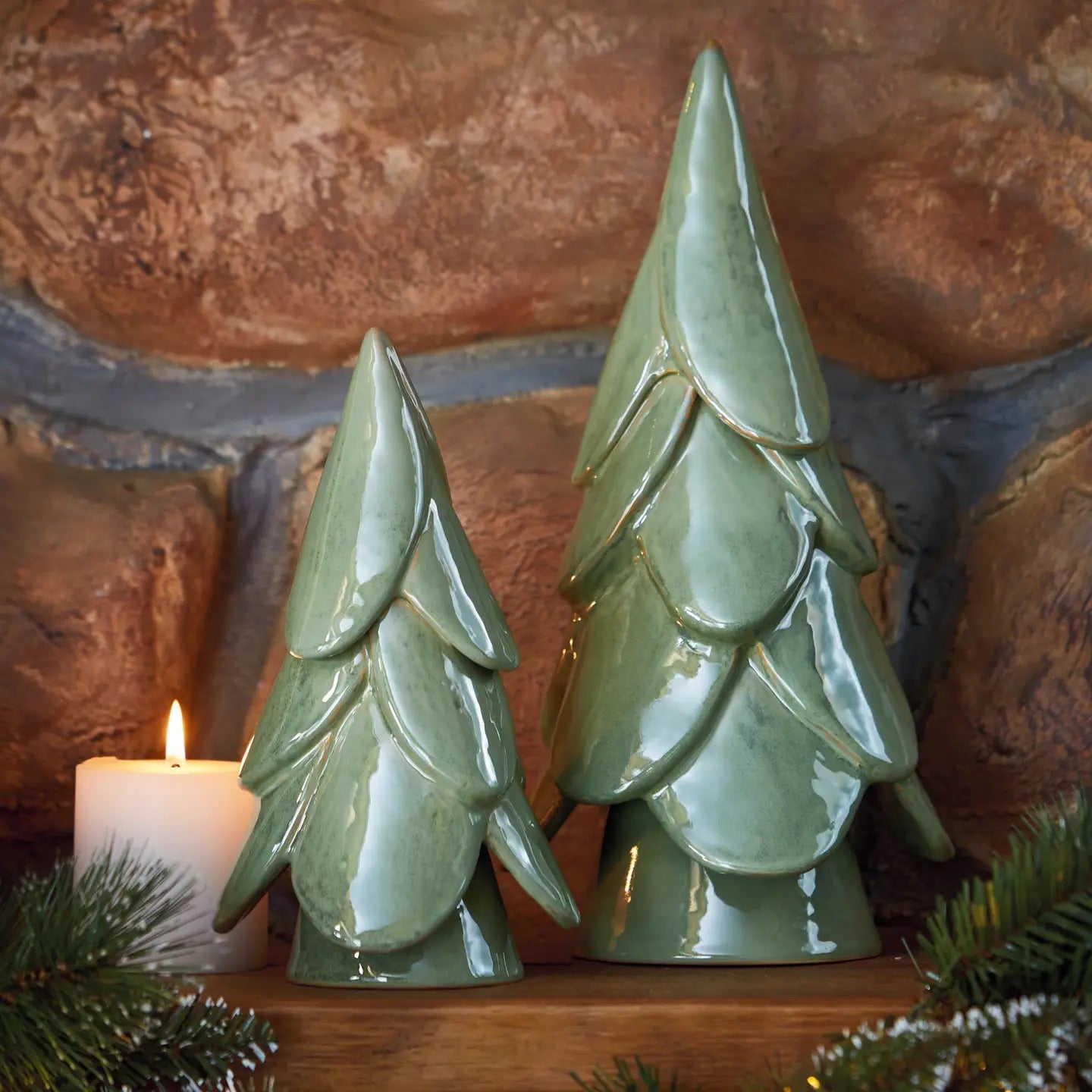 Christmas Vail Tree Decor Large Light Green