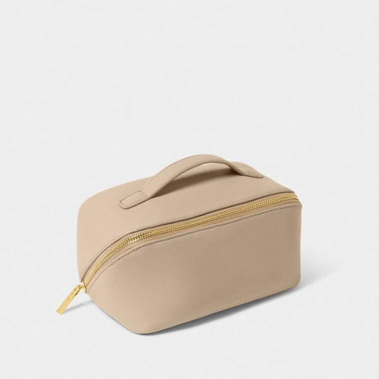 Medium Cosmetic Bag - Light Taupe