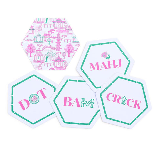 Mahjong Paper Coasters