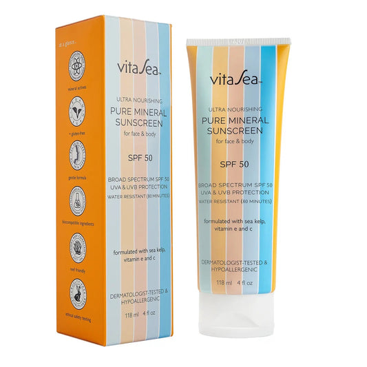 Ultra Nourishing Pure Mineral Sunscreen, Spf 50