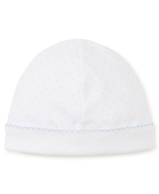 Dots Print Hat - White/Blue