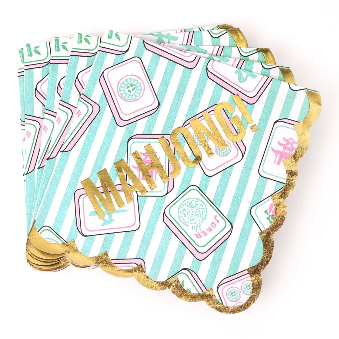 Mahjong Cocktail Napkins