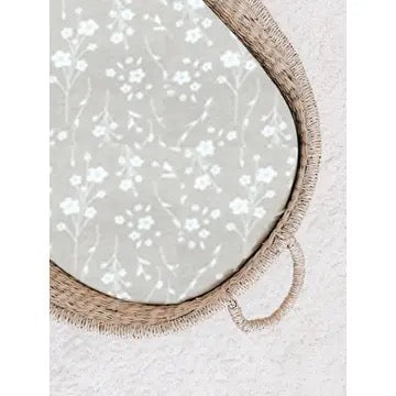 Bamboo Changing Pad Cover - Magnolia