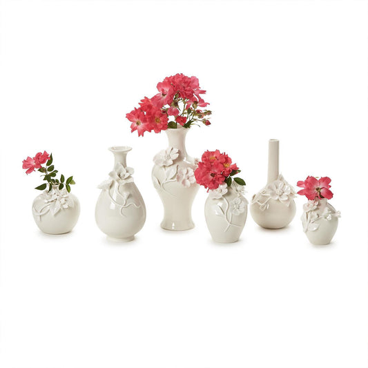 Floral Sculpted Bud Vase
