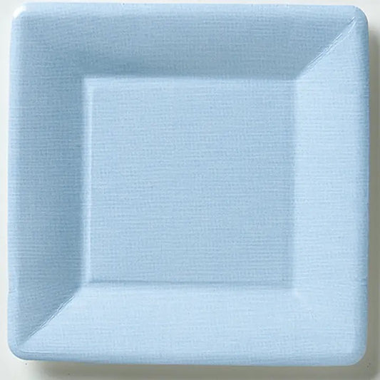 Square Salad Plate - Light Blue