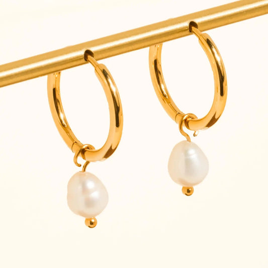 Toile Classic Pearl Drop Earrings