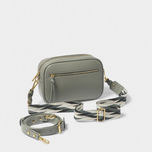 Hallie Crossbody Bag - Graphite Green