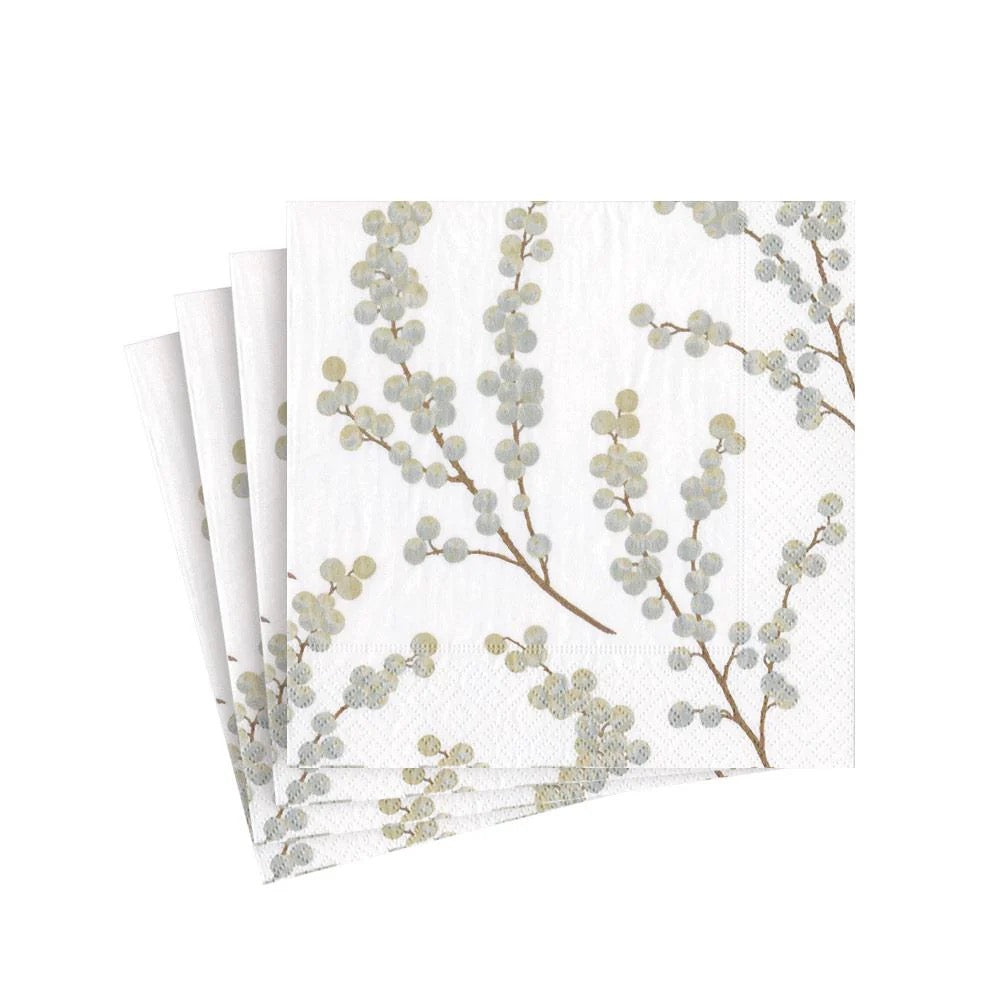 Berry Branches Paper Cocktail Napkins