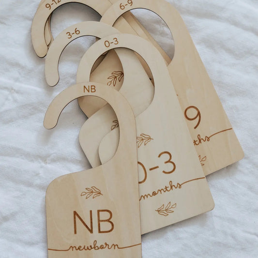 Wooden Baby Hanging Closet Dividers