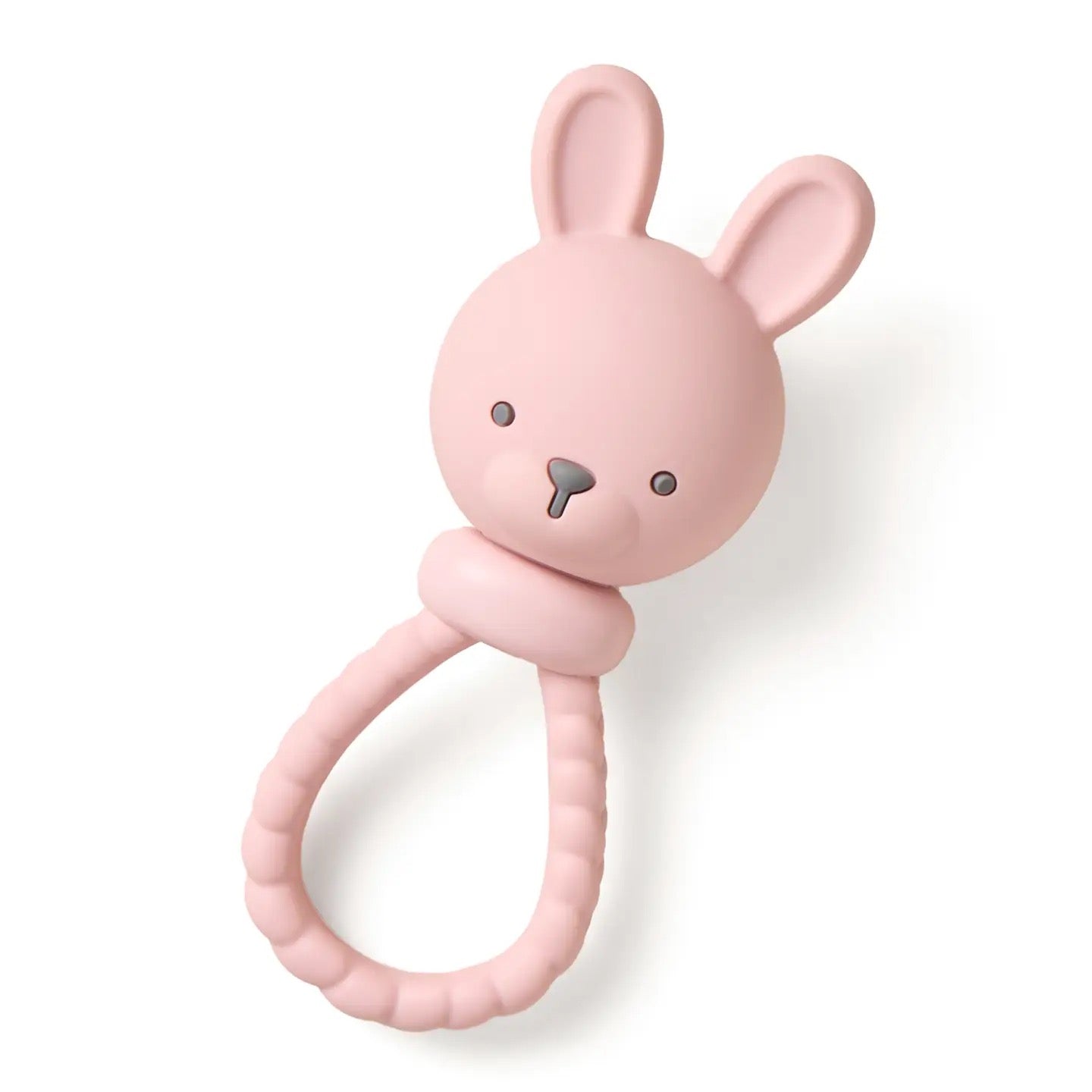 Pink Bunny Silicone Rattle