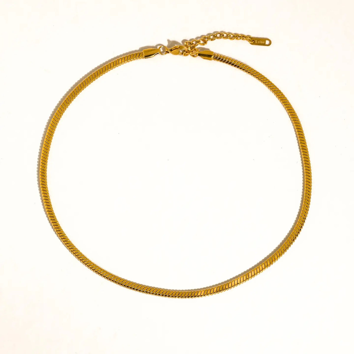 Gold Classic Snake Chain Necklace