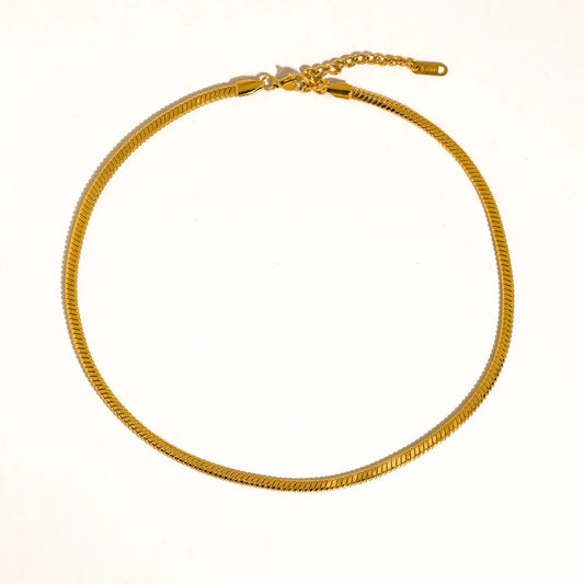 Gold Classic Snake Chain Necklace