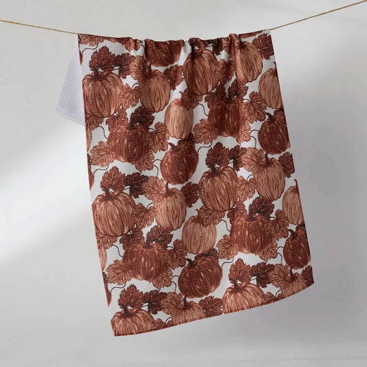 Harvest Moon Tea Towel