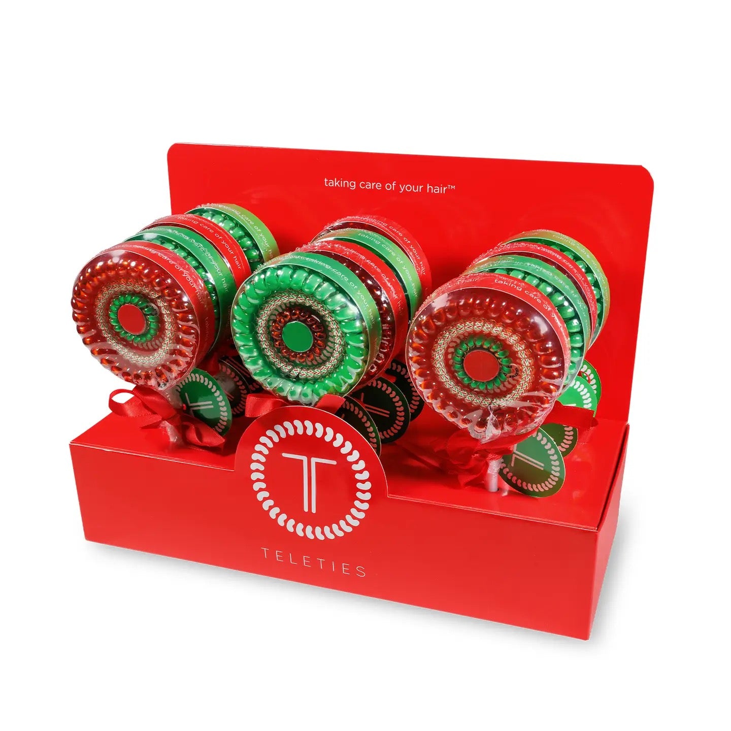 Spiral Hair Coils | Holiday Lollipop Bundle