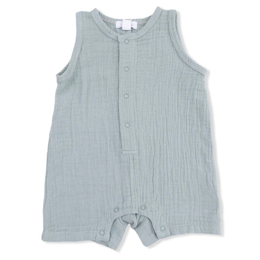 Muslin Romper - Jadeite