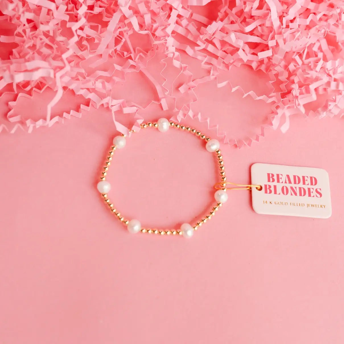 Kate Pearl Bracelet in Gold