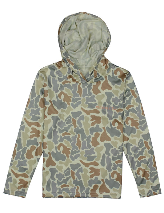 Boys Performance Hoodie - Field Camo