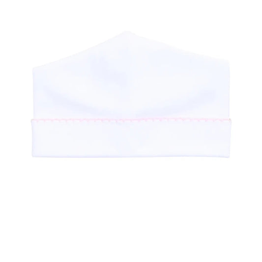 Solid Essentials White Pink Hat