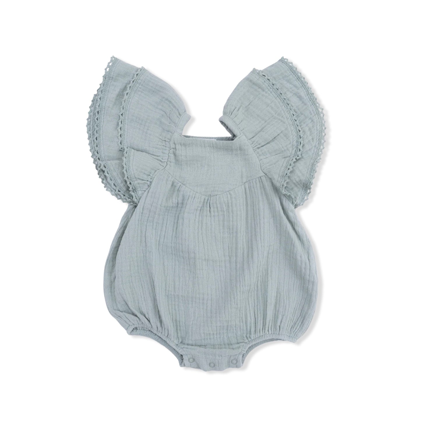 Muslin V-Neck Bubble