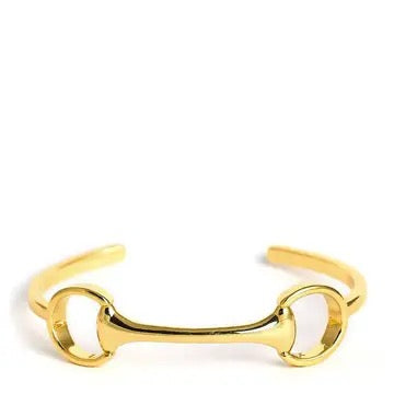 Gold Horse Bit Cuff