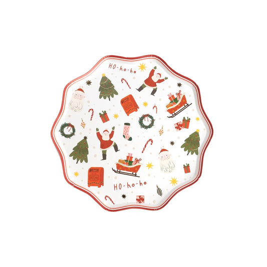 Christmas Cheer Dessert Paper Plates