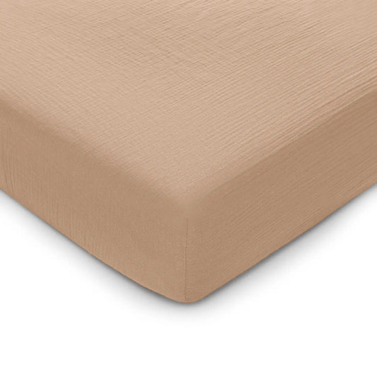 Muslin Crib Sheet - Cedar