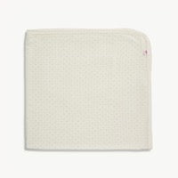 Pin Dot Cream Baby Blanket