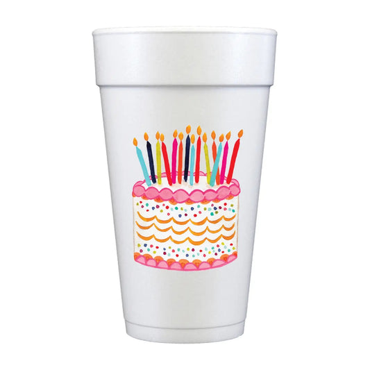 Birthday Foam Cups