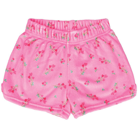 Sweet Pink Plush Shorts