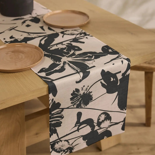 Inverted Floral Table Runner