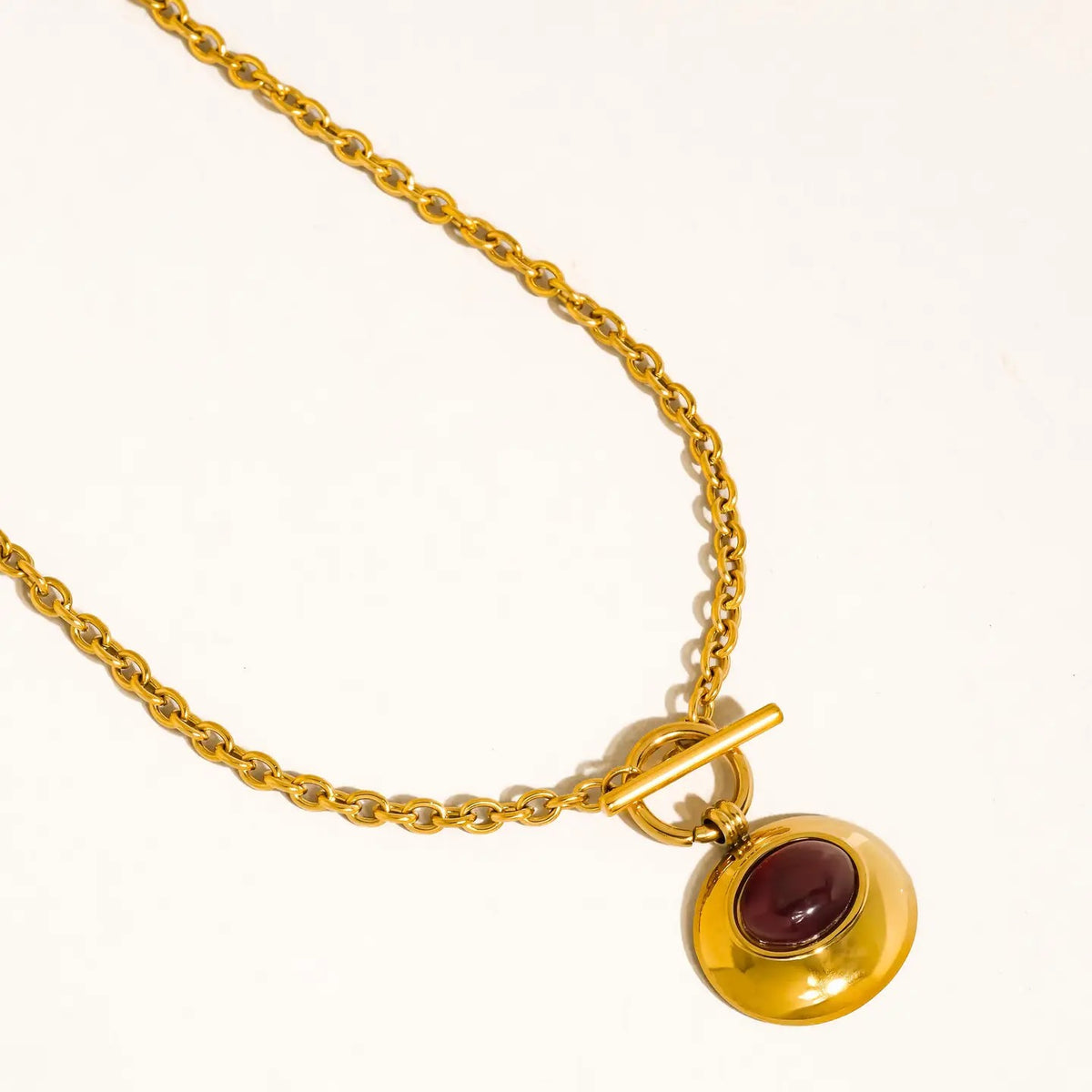 Stone Pendant Necklace