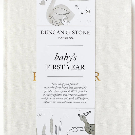 Baby's First Year Memory Book & Photo Album