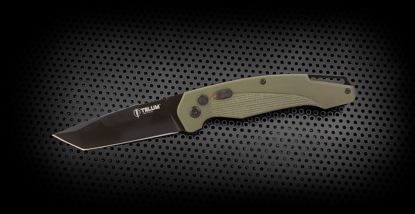 Titan Green Automatic Knife