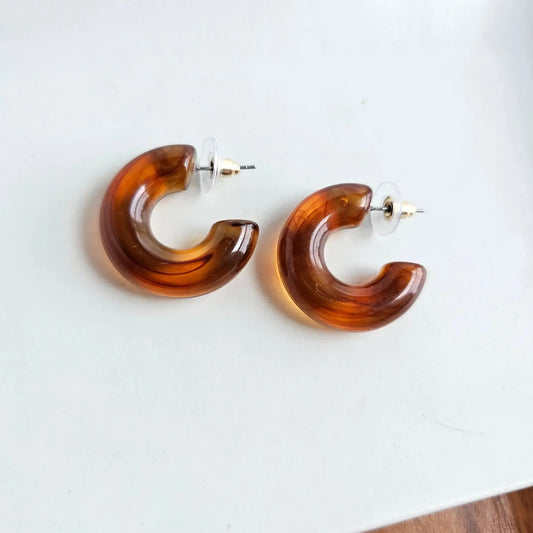 Chloe Hoops - Amber