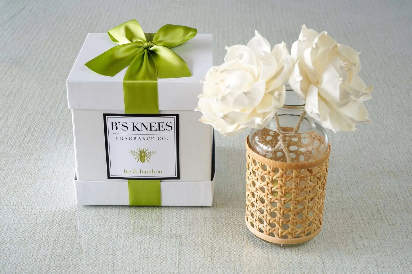 Basketweave Diffuser - Fresh Bamboo