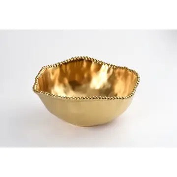 Large Salad Bowl - Gold