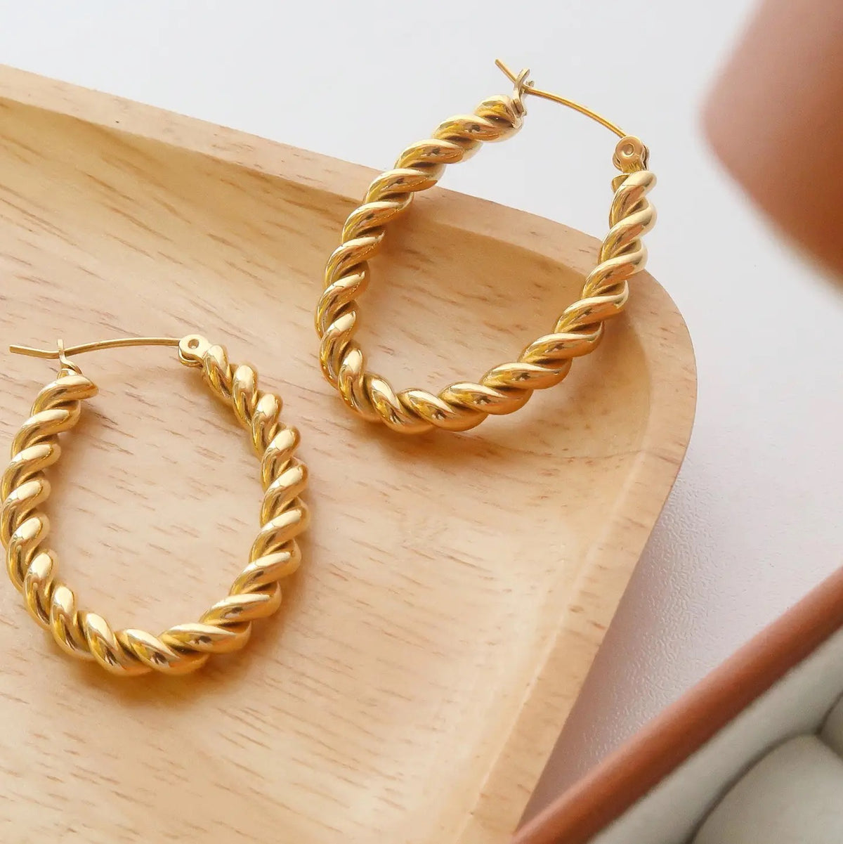 Braided Hoop Earring