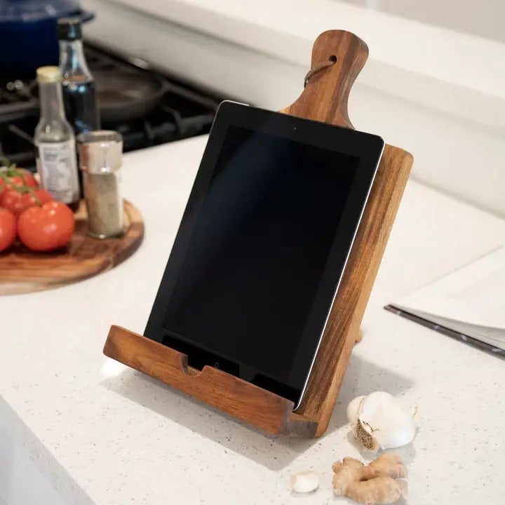 Wooden Cookbook/Tablet Stand