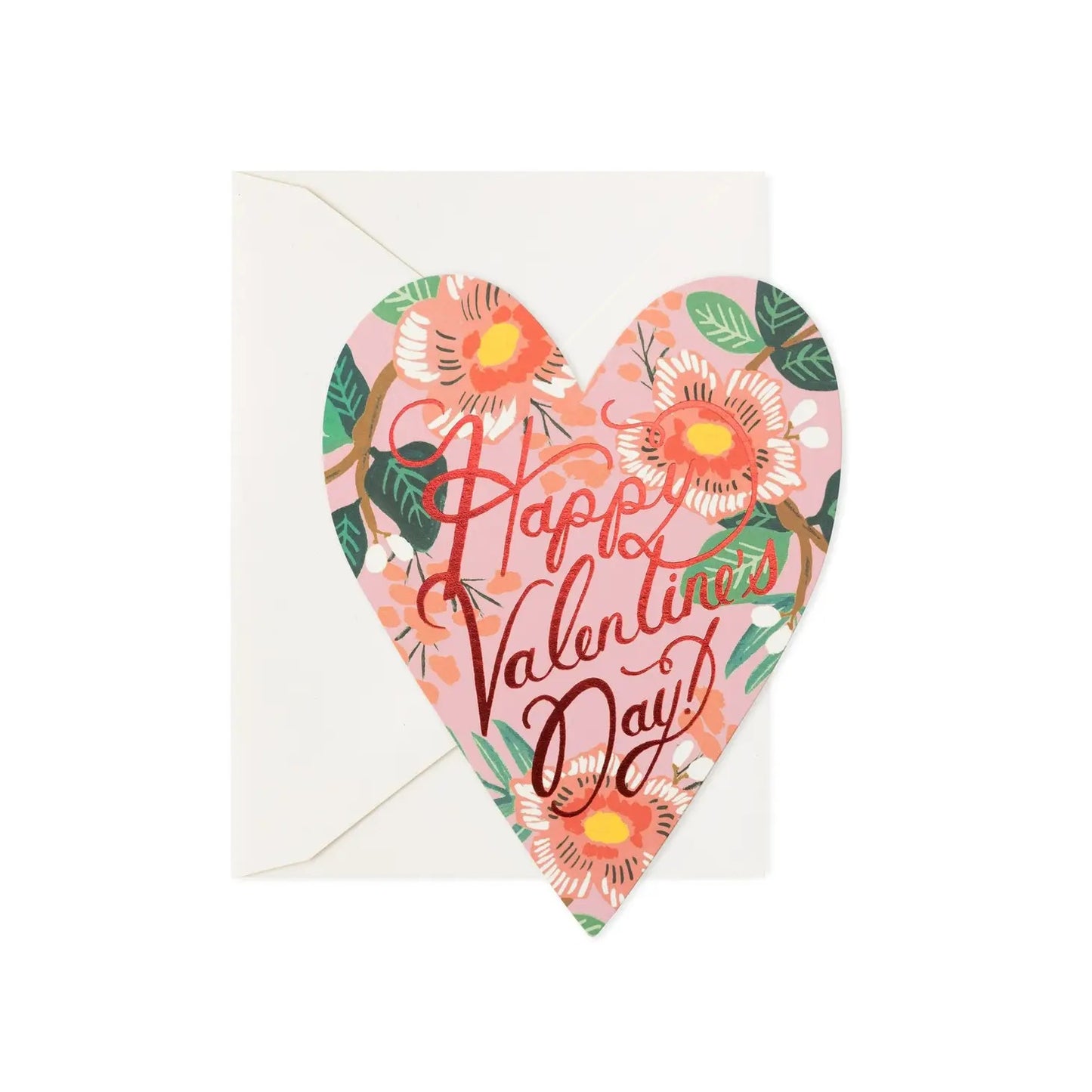 Heart Blossom Valentine Card